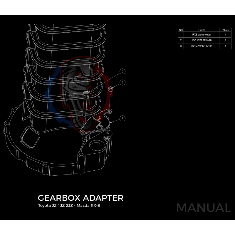 Kit embrayage Stage 1 conversion moteur Honda S2000 boite 6 Mazda RX-8