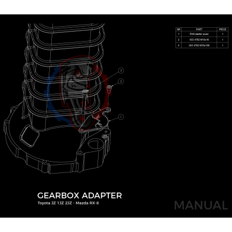 Kit embrayage Stage 1 conversion moteur Honda S2000 boite 6 Mazda RX-8
