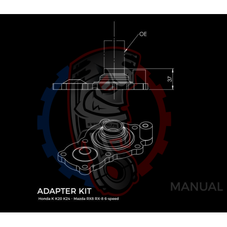 Kit embrayage Stage 1 conversion moteur Honda S2000 boite 6 Mazda RX-8