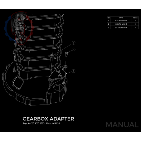 Kit embrayage Stage 1 conversion moteur Honda S2000 boite 5 Mazda RX-8