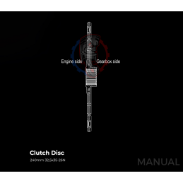 Kit embrayage Stage 1 conversion moteur Ford Barra boite BMW M57 2