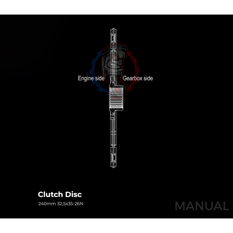 Kit embrayage Stage 1 conversion moteur Ford Barra boite BMW M57