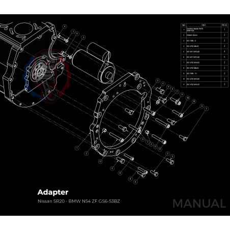 Kit embrayage Stage 1 conversion moteur Nissan SR boite BMW N54