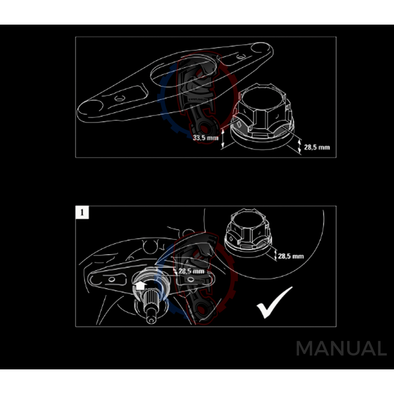 Kit embrayage Stage 1 conversion moteur Nissan SR boite BMW N54 650 Nm