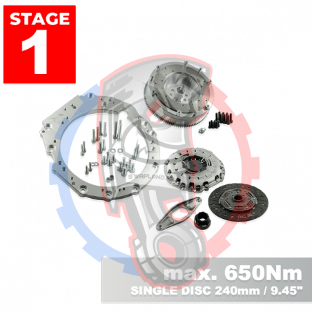 Kit embrayage Stage 1 conversion moteur Nissan SR boite BMW N54 650 Nm