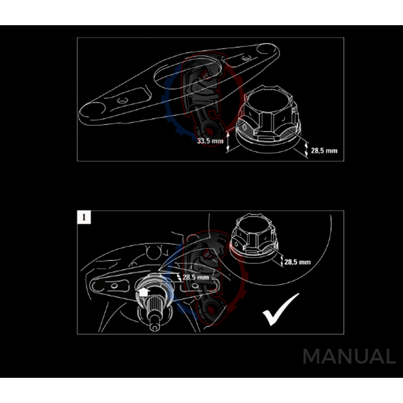 Kit embrayage Stage 1 conversion moteur Mercedes M104 boite BMW M57