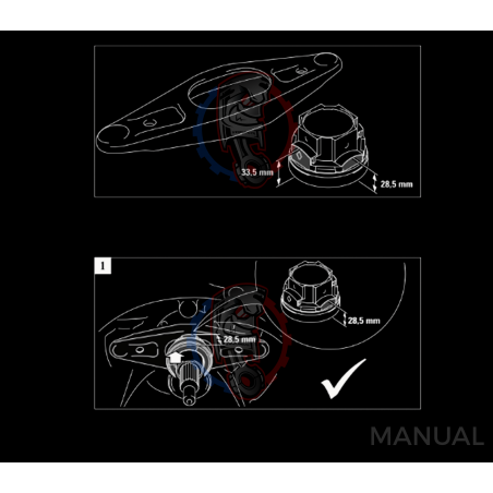 Kit embrayage Stage 1 conversion moteur Mercedes M104 OM605 OM606 boite BMW M57