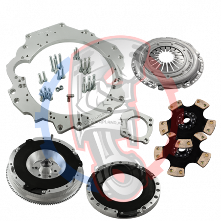 Kit embrayage bi disques conversion moteur Ford Barra boite BMW M57N HGD JGA