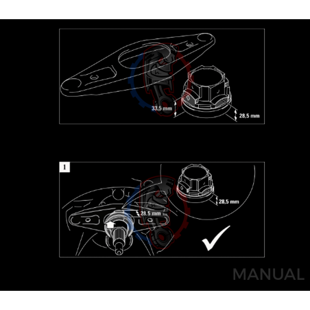 Kit embrayage Stage 4 conversion moteur Toyota 2JZ 1JZ pour boite BMW M57N