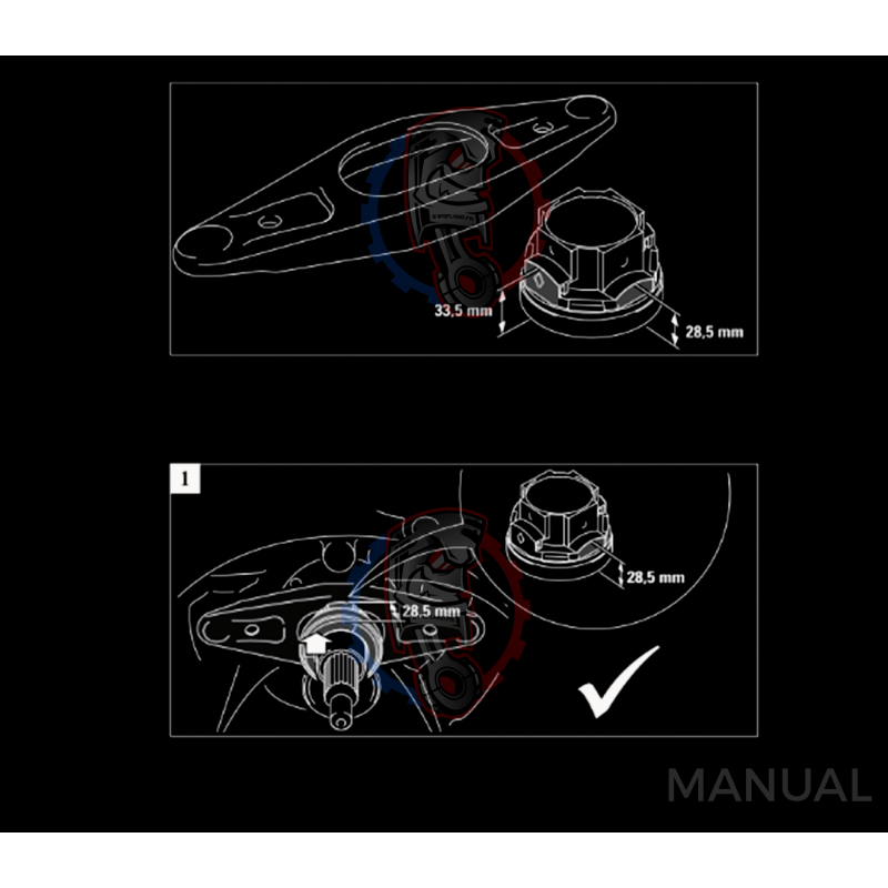 Kit embrayage Stage 1 conversion moteur Toyota V8 UZ boite M57N N54