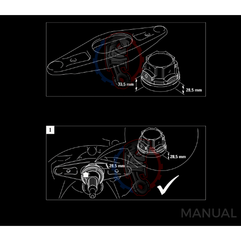 Kit embrayage Stage 1 conversion moteur Toyota V8 UZ boite M57N N54 650 Nm