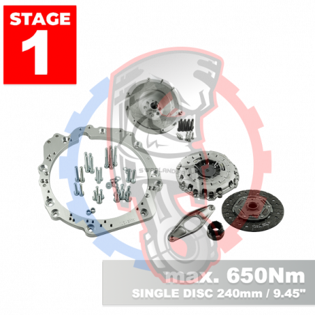 Kit embrayage Stage 1 conversion moteur Toyota V8 UZ boite M57N N54 650 Nm