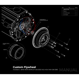Kit embrayage Stage 2 conversion moteur Ford Barra boite BMW M57 N54 2