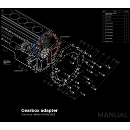 Kit embrayage Stage 1 conversion moteur Ford Barra 650nm boite BMW M57 N54 2