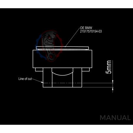 Kit embrayage Stage 2 conversion moteur Ford Barra boite BMW M57 HGD JGA HGA