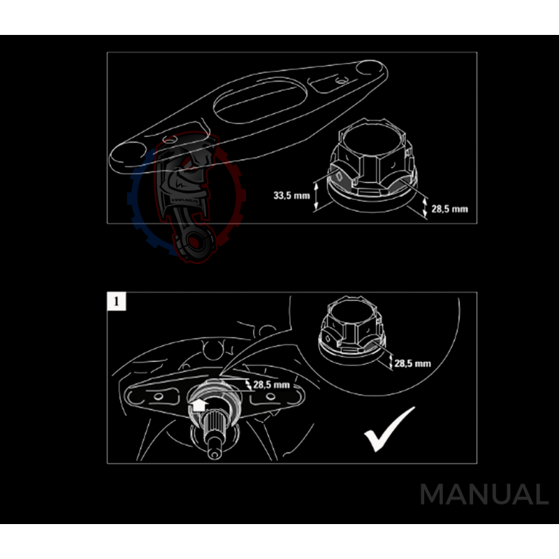 Kit embrayage Stage 3 conversion moteur Ford Barra boite BMW M57