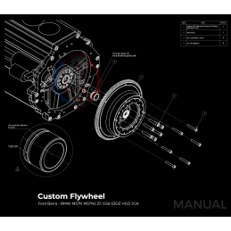 Kit embrayage Stage 3 conversion moteur Ford Barra boite BMW M57 2