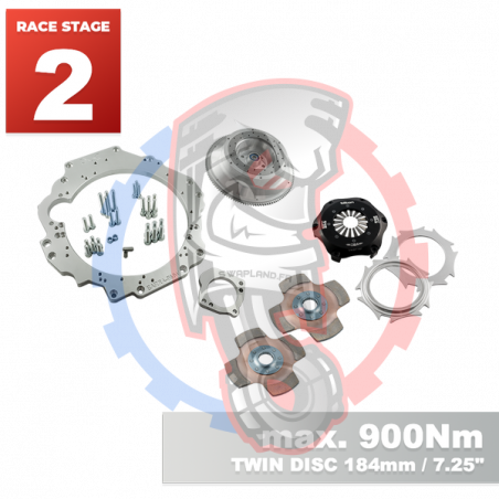 Kit embrayage Stage 2 184 mm conversion moteur Ford Barra boite BMW M57