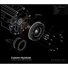 Kit embrayage Stage 1 conversion moteur Ford Barra boite Nissan 350Z 370Z 2