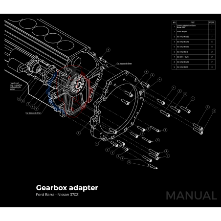 Kit embrayage Stage 1 conversion moteur Honda K boite Nissan 350Z 370Z
