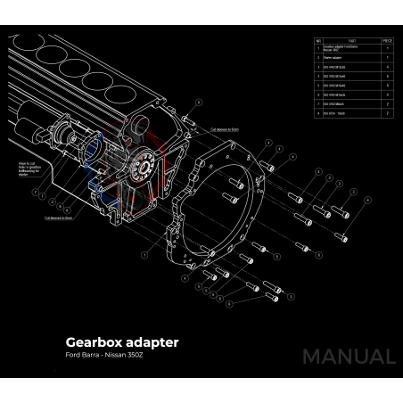 Kit embrayage Stage 1 conversion moteur Honda K boite Nissan 350Z 370Z