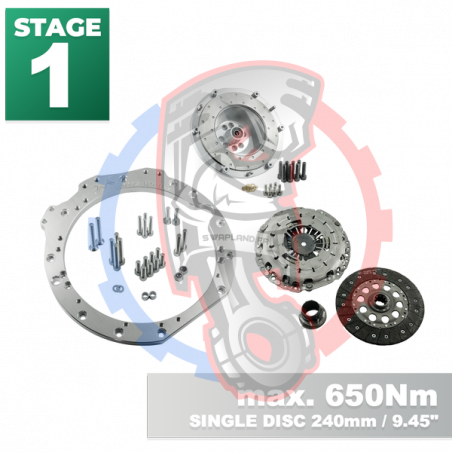 Kit embrayage Stage 1 conversion moteur Mercedes M113 boite BMW M57 / E46 S54 M3