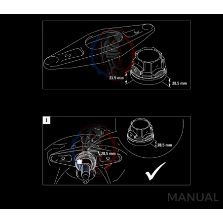 Kit embrayage stage 1 conversion moteur Volvo boite BMW M57N HGU HGK / N54