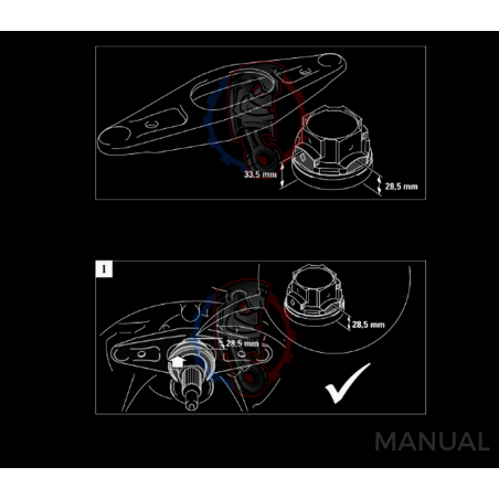 Kit embrayage Race stage 1 conversion moteur Volvo boite BMW M57N HGD JGA HGA