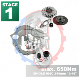Kit embrayage stage 1 conversion moteur BMW M57 boite Nissan Navara YD25 DDTi