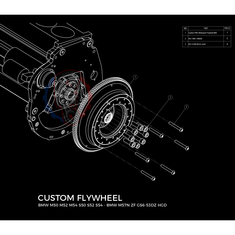 Kit embrayage Race stage 2 conversion moteur BMW M50 M52 M54 S50 S52 S54 boite BMW M57N HGU HGK
