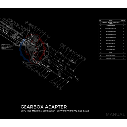 Kit embrayage Race stage 3 conversion moteur BMW M50 M52 M54 S50 S52 S54 boite BMW M57N HGD JGA 2
