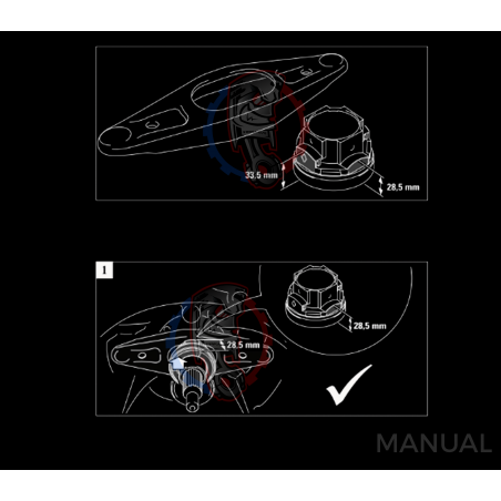 Kit embrayage stage 1 conversion moteur Toyota UZ boite BMW M57N HGD JGA