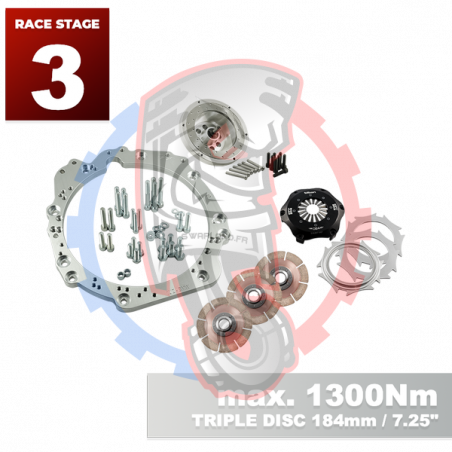 Kit embrayage Race stage 3 conversion moteur Toyota UZ boite BMW M57N HGU HGK