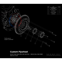 Kit embrayage Race stage 3 conversion moteur BMW M50 M52 M54 S50 S52 S54 boite BMW N54 2