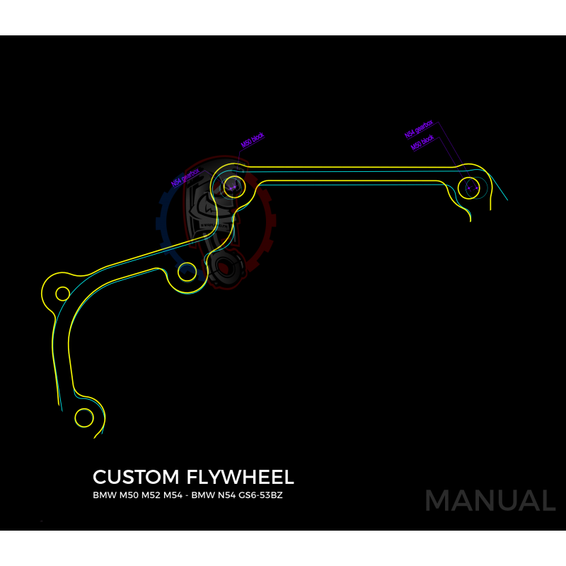 Kit embrayage Race stage 3 conversion moteur BMW M50 M52 M54 S50 S52 S54 boite BMW N54