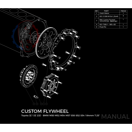 Kit embrayage Race stage 3 conversion moteur Toyota JZ 1JZ 2JZ boite BMW M50 S50 M52 S52 M54