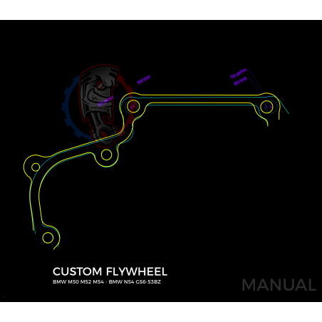 Kit embrayage Stage 1 conversion moteur BMW M50 S50 M52 S52 M54 S54 boite BMW N54