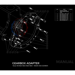 Kit embrayage Race stage 3 conversion moteur Nissan RB boite Nissan 350Z 370Z 2