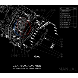Kit embrayage Race stage 3 conversion moteur Chevrolet LS boite Nissan 350Z 370Z 2