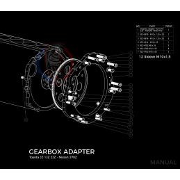 Kit embrayage Race stage 3 conversion moteur Toyota JZ 1JZ 2JZ boite Nissan 350Z 370Z 2