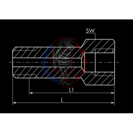 Rallonge M10x1 long 50 mm- SWAPLAND -
