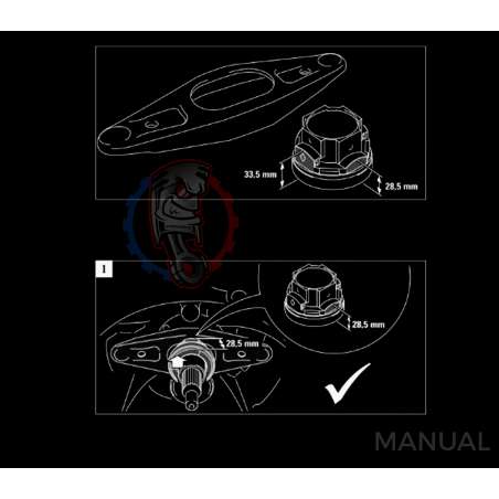 Kit embrayage Race Stage 1 conversion moteur BMW M62 S62 boite BMW M57N HGD JGA