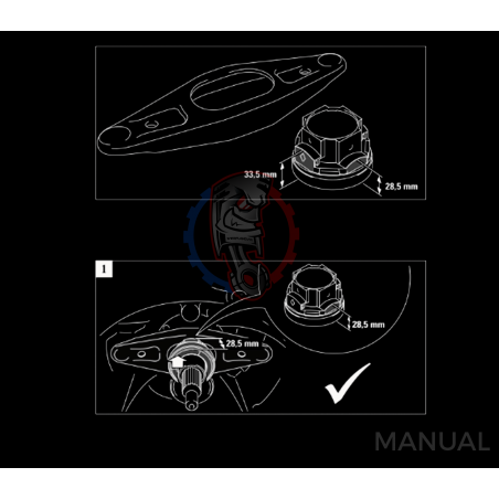Kit embrayage Race stage 3 conversion moteur Mercedes-Benz M156 boite BMW M57N HGU HGK / N54