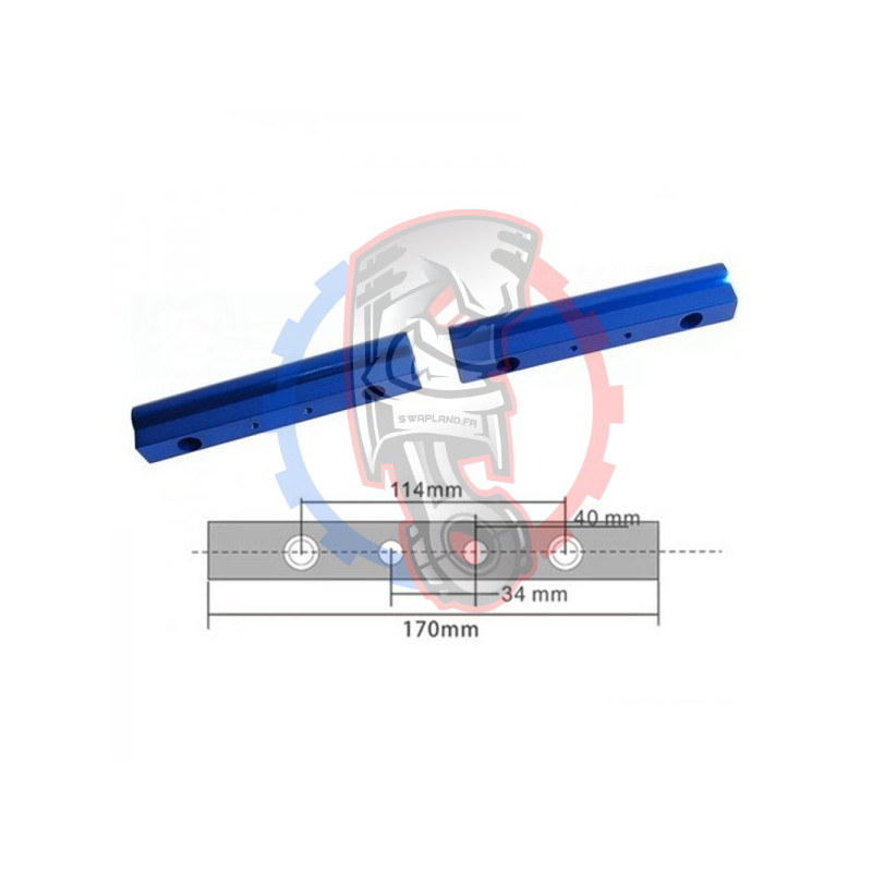 Rampe injection aluminium Subaru gros débit - SWAPLAND -