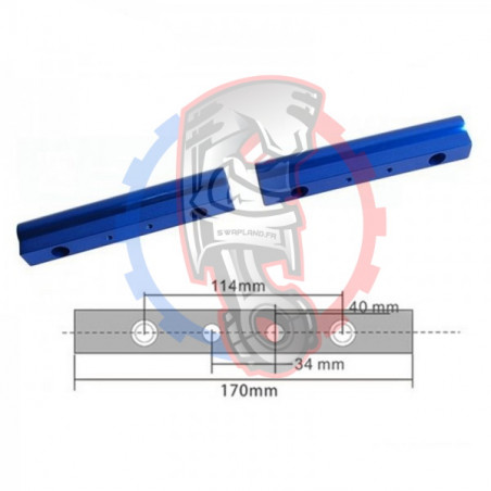 Rampe injection aluminium Subaru gros débit - SWAPLAND -