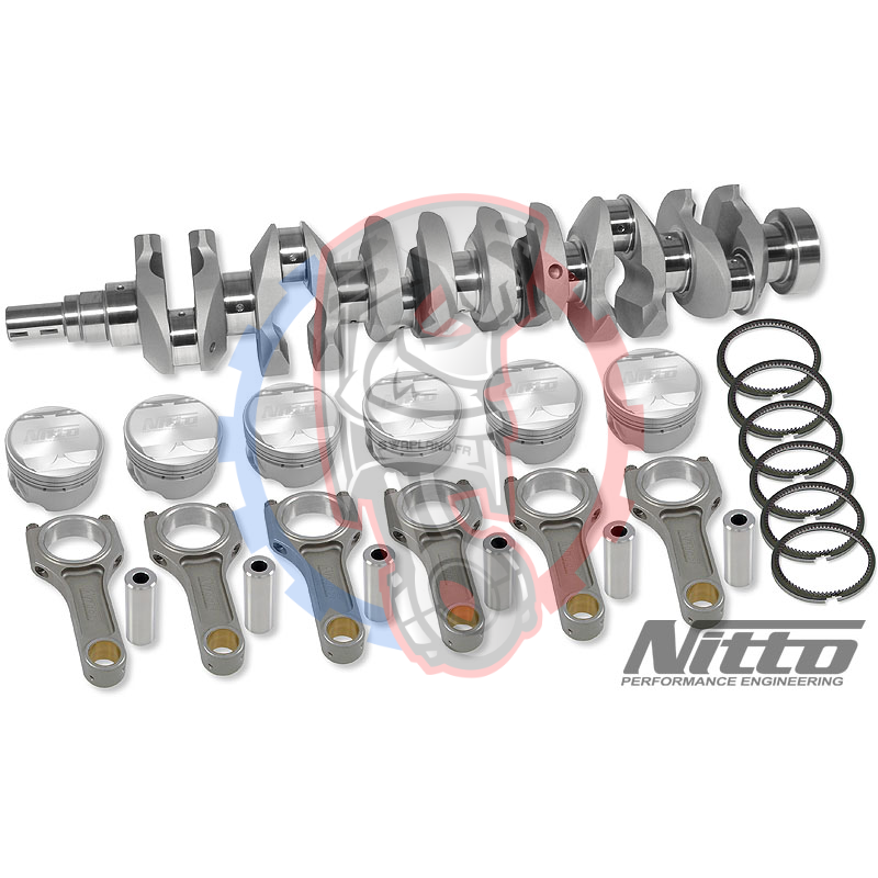 Stroker kit Nissan RB30 DOHC 3.2L bielle en I alésage 86.5 mm