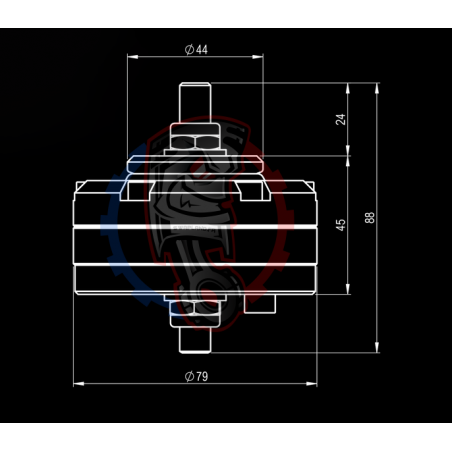 Support moteur universel en polyuréthane 70 ShA - Swapland -