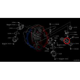Support boite de vitesse Nissan 350 Z en polyuréthane 70 ShA - Swapland - 2