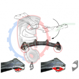 Plaques de renfort sous chassis arrière BMW E36 - Swapland - 2