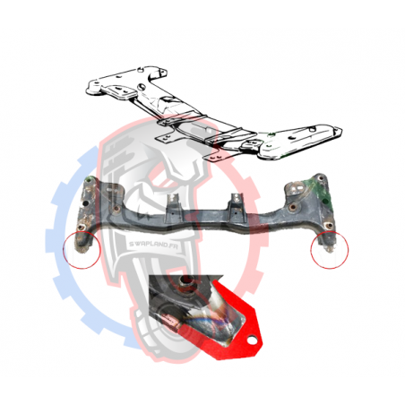 Plaques de renfort sous chassis arrière BMW E30 - Swapland -